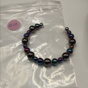 Iridescent Beaded Bracelet